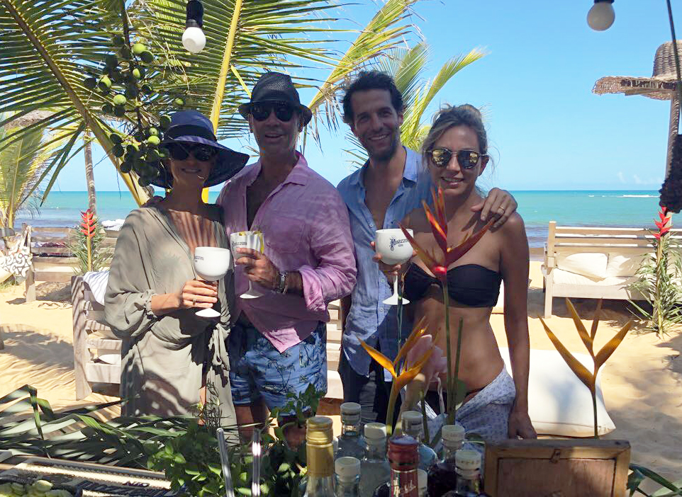 Degustação de drinks em Trancoso conta com a presença de VIP´s