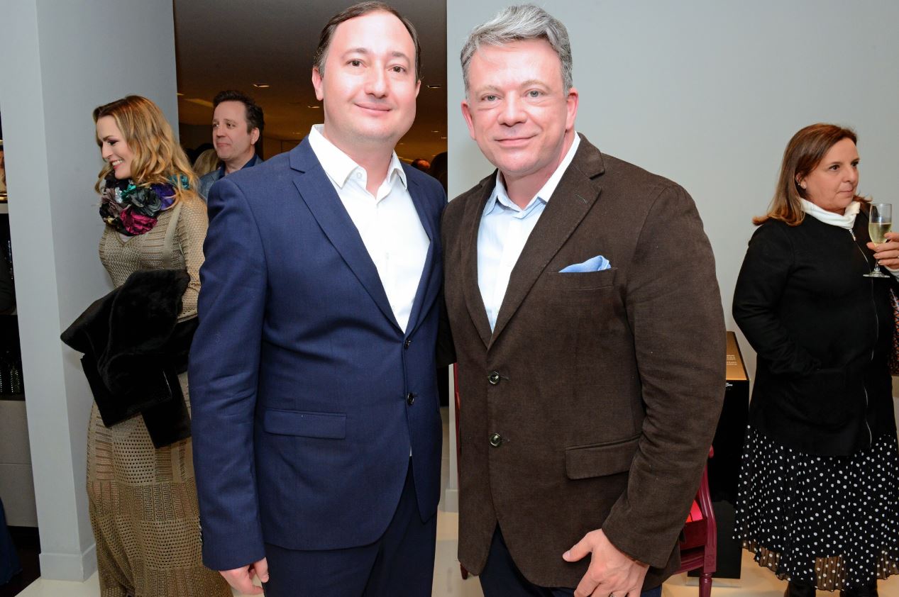 O empresário Marcio Bellesi, da Sierra Curitiba, com o médico Eliseu Portugal.