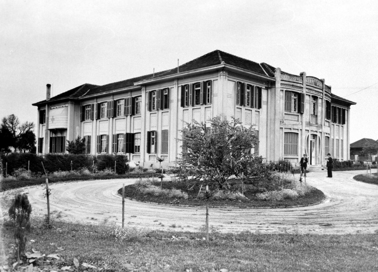 O hospital na década de 1930.